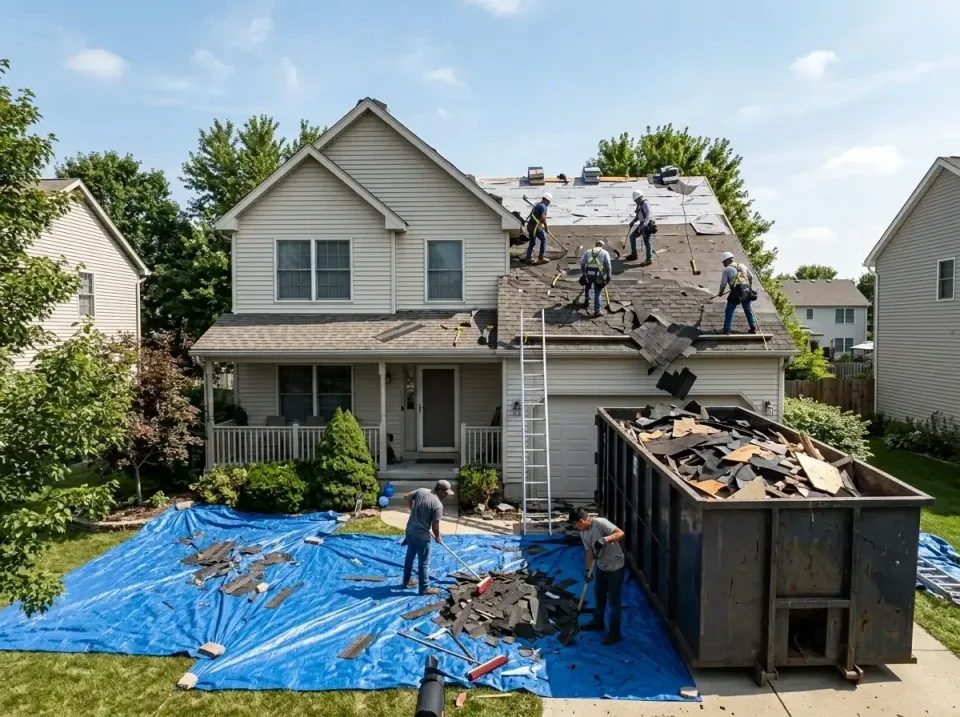 roof-replacement-debris-remova-004 — frequently asked questions, Cheapest Dumpster Rentals in Star Valley Ranch, WY